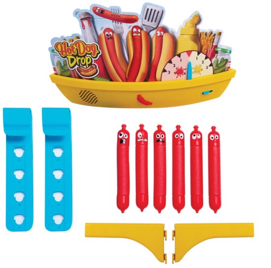 Hot Dog Drop Spel - Vang de vallende worstjes - Leuk familie actiespel