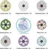 Toilet Tapes - Assortidoos - voordeelverpakking - 14 stuks - WC Blokjes - 250+ Spoelbeurten per stuk - Minstens 65% Minder Plastic - Vegan Formulering - ook geschikt voor randloos toilet - verpakt in FSC karton