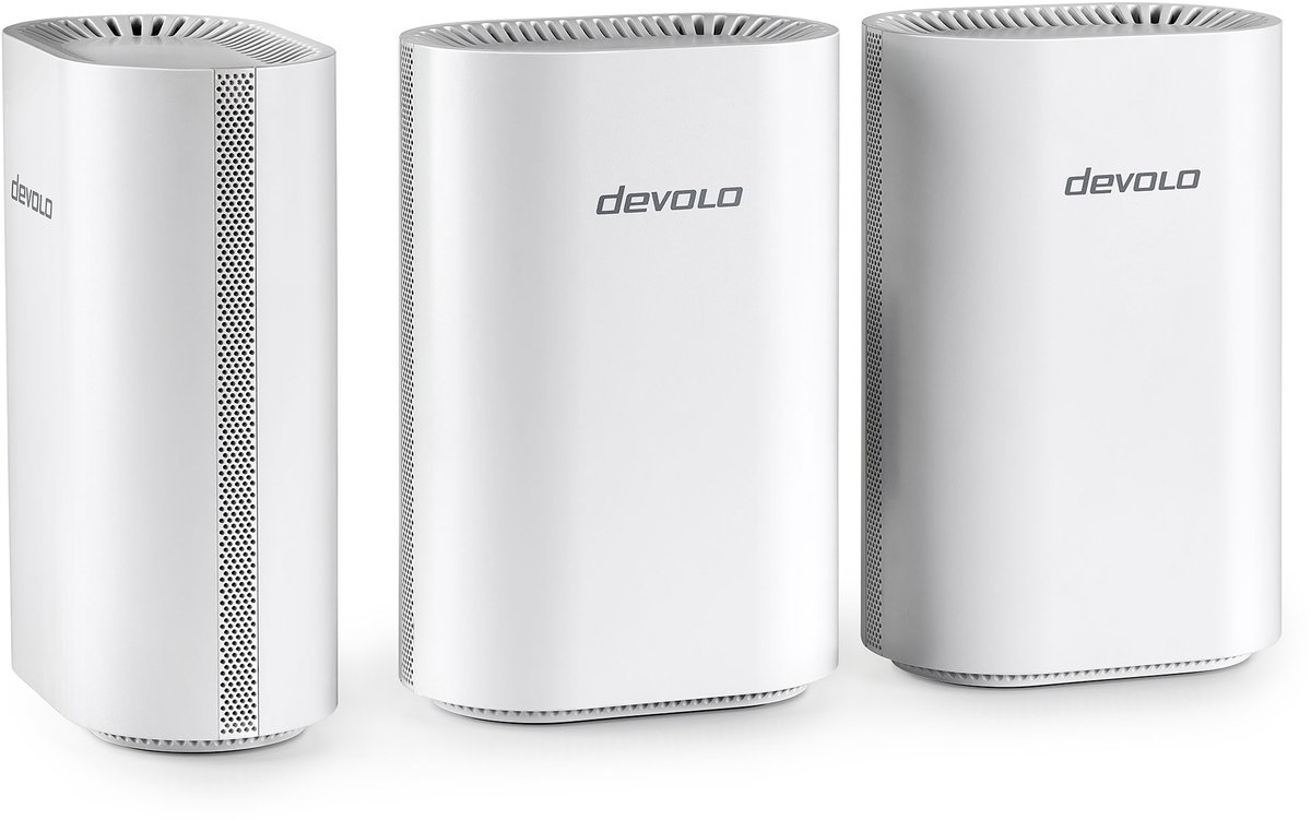 devolo WiFi 7 Mesh BE6500 3-Pack - wifi‑mesh­-systeem - tot 6.500 Mbps