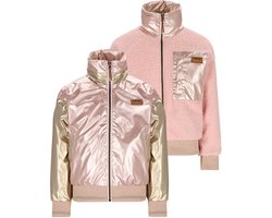 NONO N602-5201-268_158-164 Meisjes jas reversible goud / licht roze - Maat 158/164