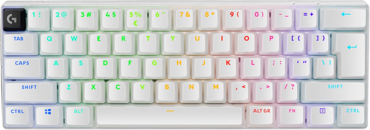 Logitech G PRO X 60 Lightspeed - Draadloos Gaming Toetsenbord - RGB - Tactile - Qwerty - Wit