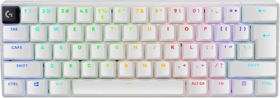 Logitech G PRO X 60 Lightspeed - Draadloos Gaming Toetsenbord - RGB - Tactile - Qwerty - Wit
