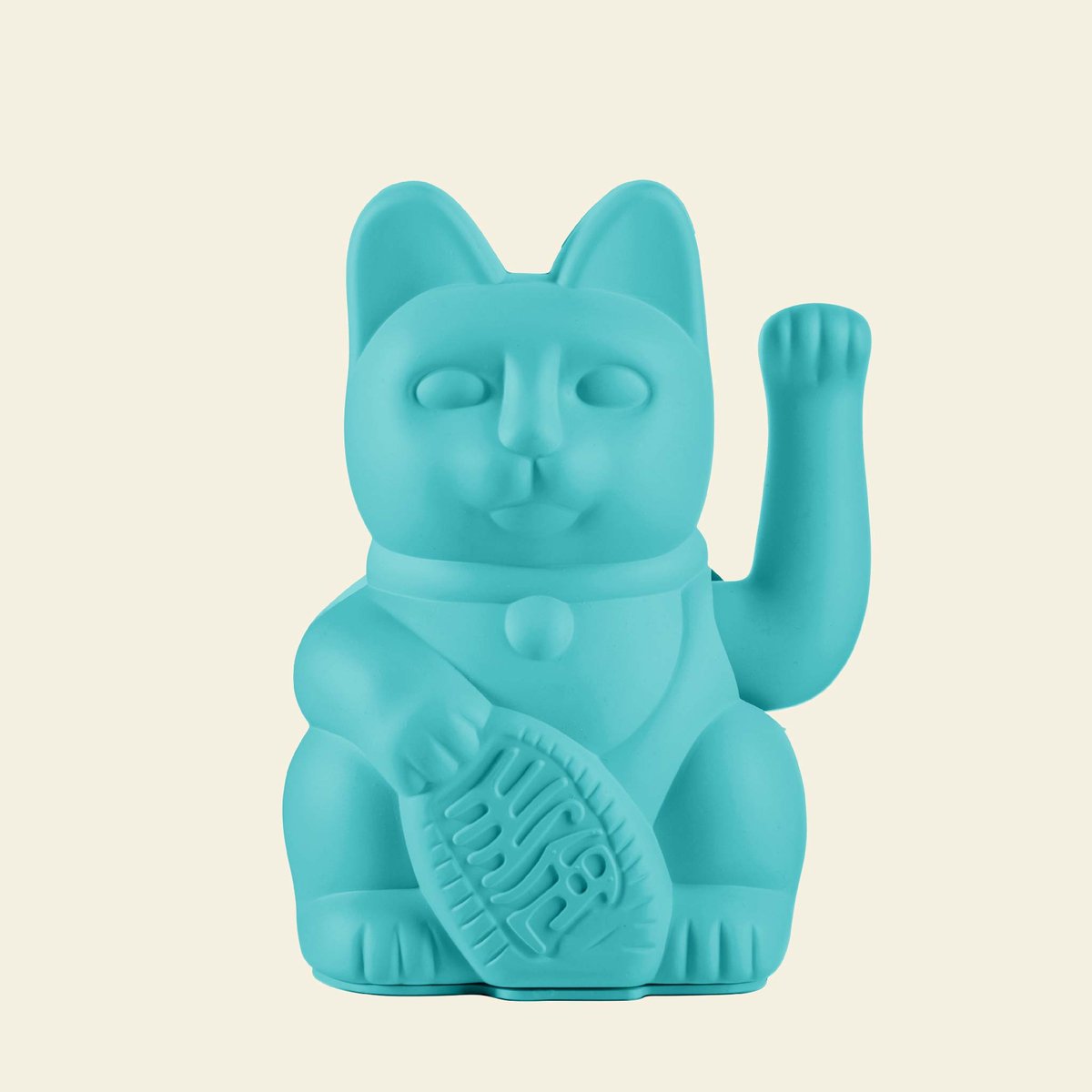 Donkey Wuivende Kat Lucky Cat Maneki-Neko Turquoise
