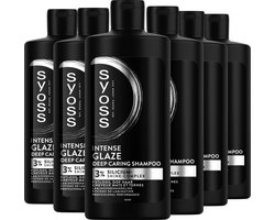 Syoss Glaze - Shampoo - Haarverzorging - Glans en Zijdezacht Haar - Vermindert Pluis Dof en Futloos Haar – - 6x440 ml