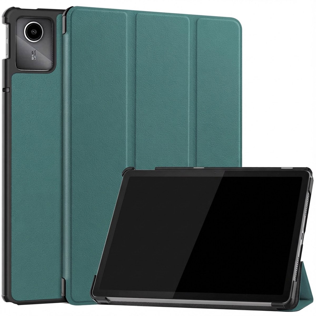 imoshion Tablet Hoes - Geschikt voor Lenovo Tab M11 - Trifold Bookcase - Donkergroen
