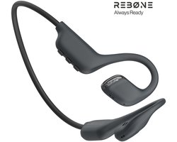 REBØNE OpenPulse BEAM Open-Ear Sport Koptelefoon - Waterdichte Oortjes - Bluetooth Koptelefoon - Draadloze Hoofdtelefoon - Hardloop Headset - Sport Open Ear Oordopjes - Draadloos - Zwart