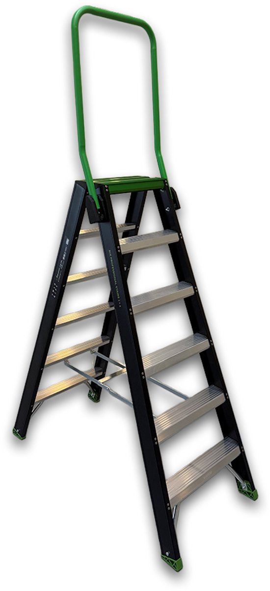 Rix Steigersystemen Dubbele oplooptrap met beugel 2 x 6 treden