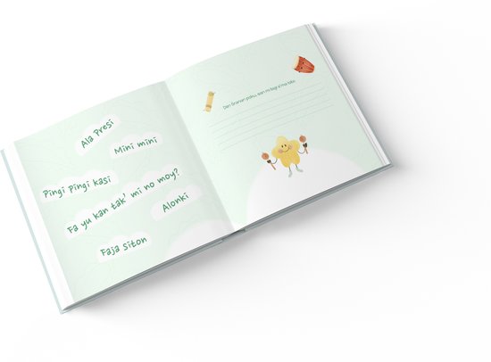 Babybuku - babyboek - Het allereerste Surinaamse babyboek - Volledig in Sranan Tongo - invulboek - kraamcadeau van Merkloos — afbeelding 5