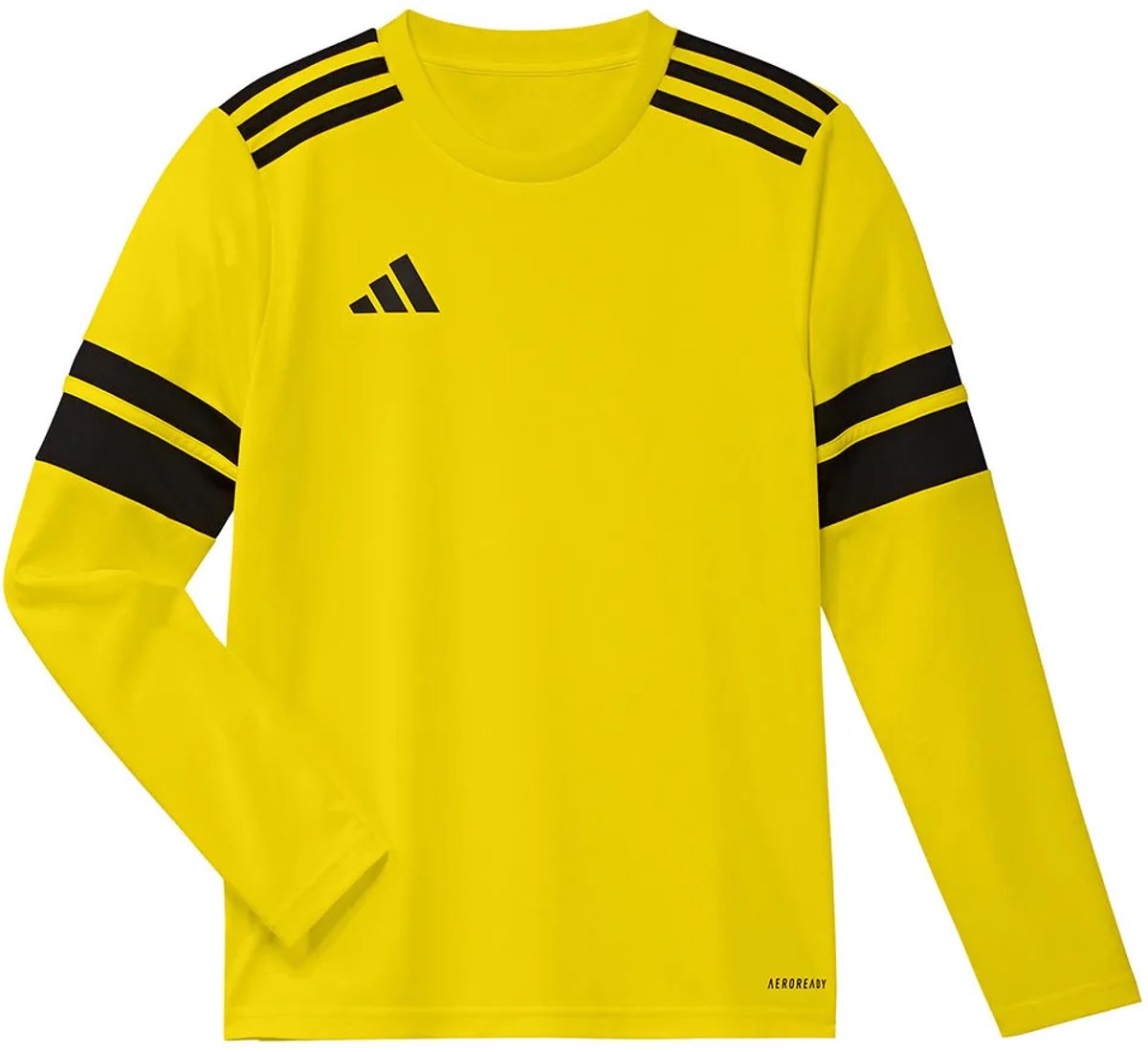 Adidas Squadra 25 T-shirt Met Lange Mouwen Geel 9-10 Years Jongens,Meisjes
