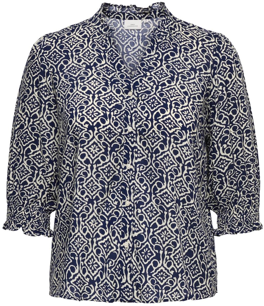 ONLY CARMAKOMA - CARRAYA 3/4 SHIRT WVN NOOS Dames Blouse