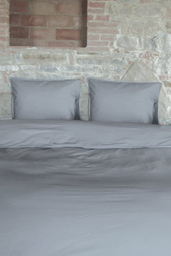 Dekbedovertrek Liefdes Hart 200 x 200 cm, Met knoopsluiting, 100% Katoen, Dekbedovertrekset, beddengoedset incl. 2 kussenslopen