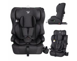Bebies First Autostoel Isofix Grandtour Allure Groep 1/2/3 9-36 kg (76 tot 150 cm) Vanaf 15 maanden tot 12 jaar – Isofix & i-Size - Met Bekerhouder - Grijs
