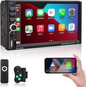 ESSGOO 2 din autoradio - 7 inch - draadloos CarPlay en Android Auto