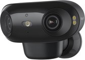 Reolink Argus 4 Pro - 4K Draadloze Batterij-buitencamera - 180° Dual-Lens - ColorX Nachtzicht - Slimme Personen-/Voertuig-/Dierdetectie - Geen Abonnementskosten - Zwart
