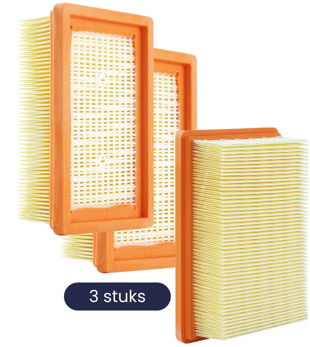 Tops Filterset 3x voor Kärcher WD4, WD5, WD6, MV4, MV5, MV6 – Vervangt 2.863-005.0 (KFI 4410)