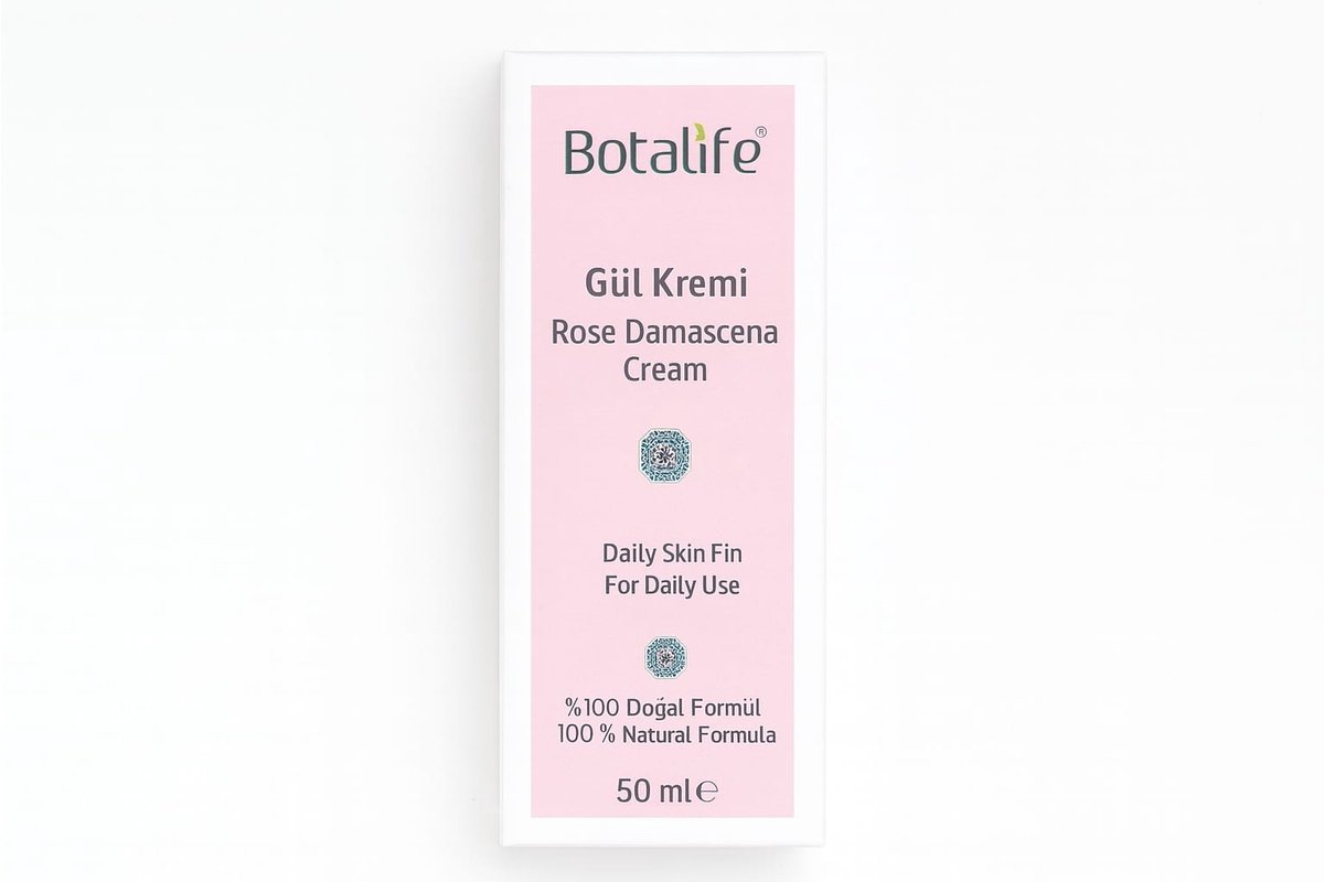 Botalife - Rozencrème-Handcrème- Dagcrème-Gezichtscrème-Lichaamscrème-Rozencrème met rozenolie - %100 Puur en Natuurlijk-50 ml