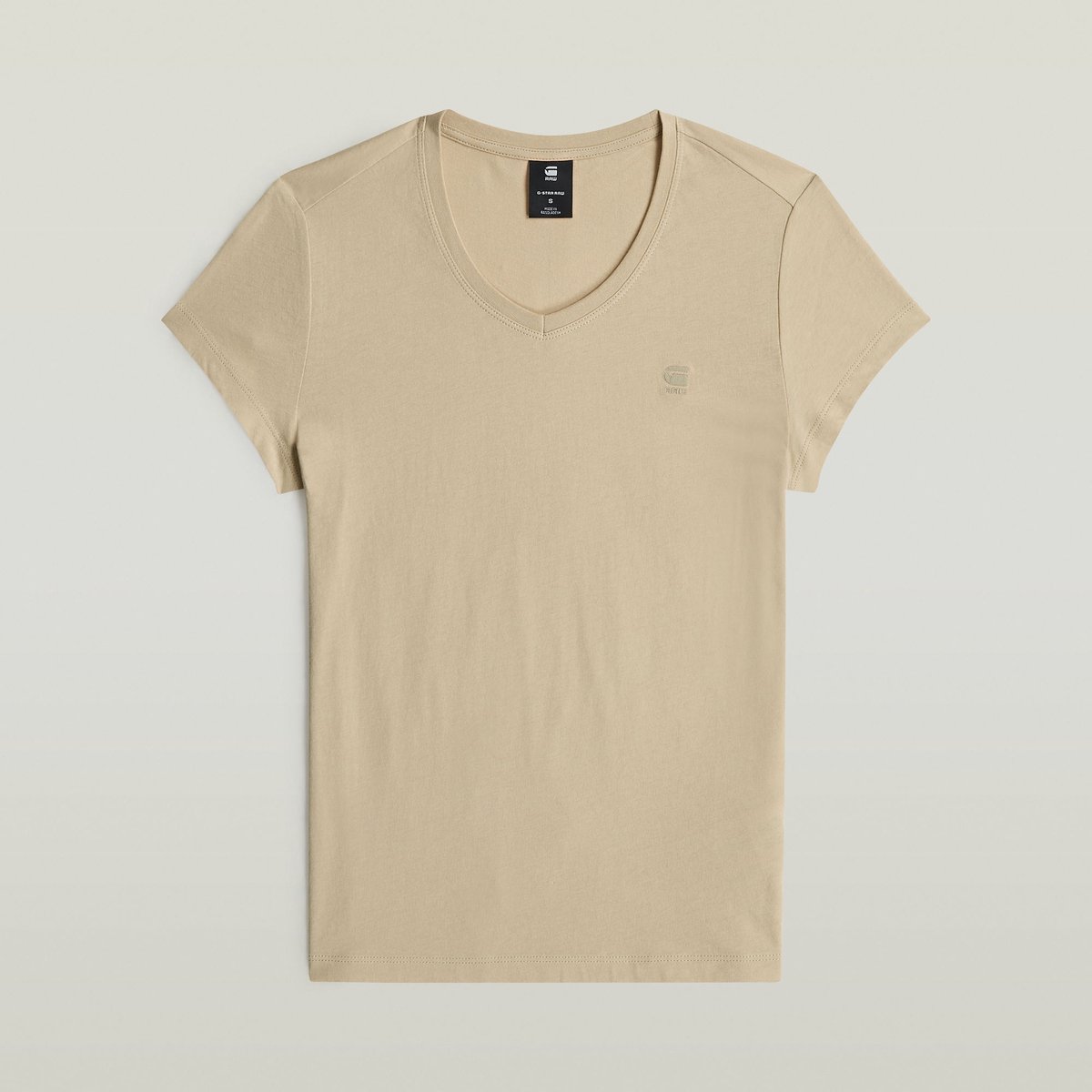 G-Star Eyben slim v t 2.0 wmn Dames Tops Creme