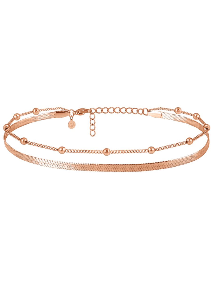 good.designs Enkelketting met meerdere rijen