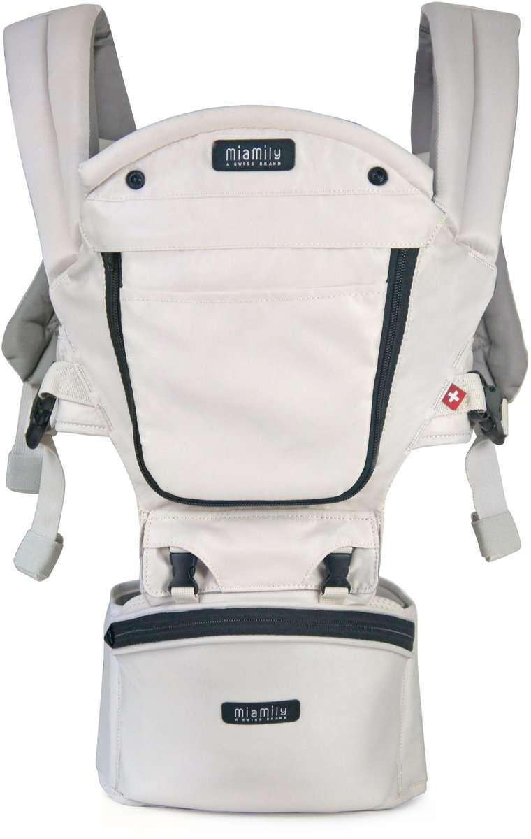 MiaMily Hipster Plus - Ergonomische Draagzak - Baby carrier - Beige