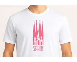 Barcelona Cathedral Vibes Tee - T Shirt - Nederland - TypischNederlands - GoodVibes - Gift - Cadeau - OranjeVibes - Vlaanderen - Cute - BeneluxVibes - DutchAndBelgian