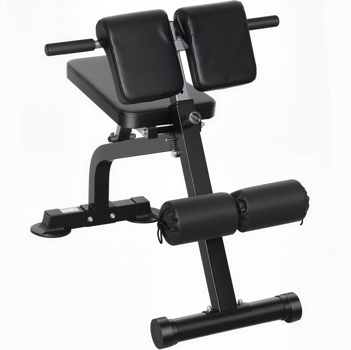 Sportnow Roman Chair-Metaal, PE-96,6L x 68B x 69-110H cm-Zwart