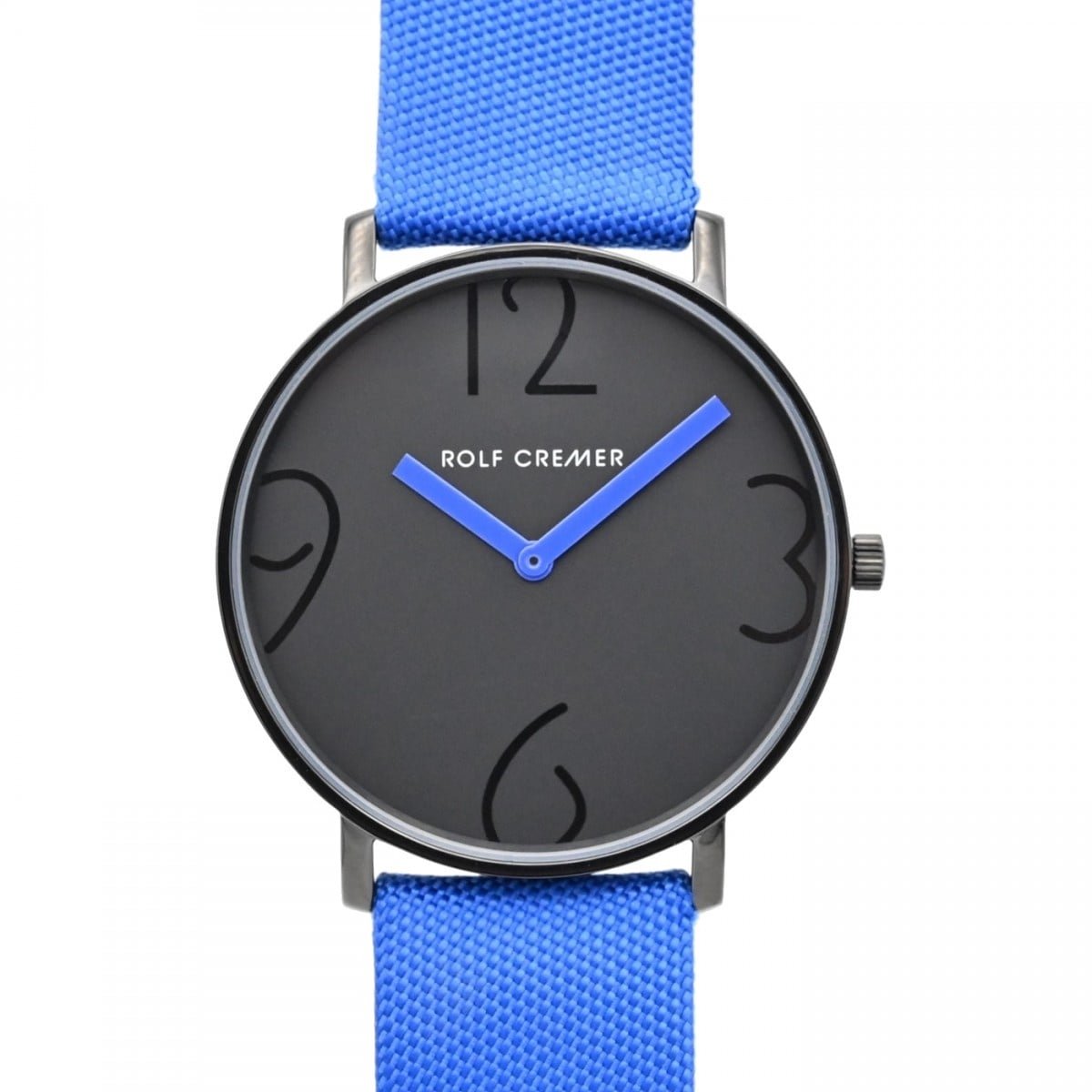 Rolf Cremer Flat 44 Blauw 504810 Design Horloge XL - 44mm