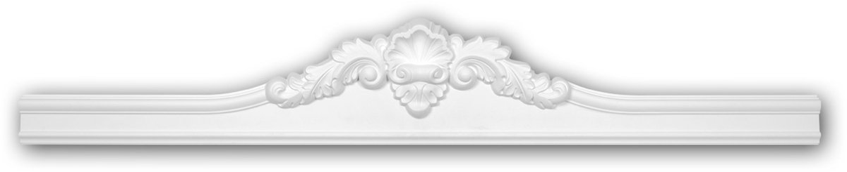 Fronton 154014 Profhome Deuromlijsting neo-empire stijl wit