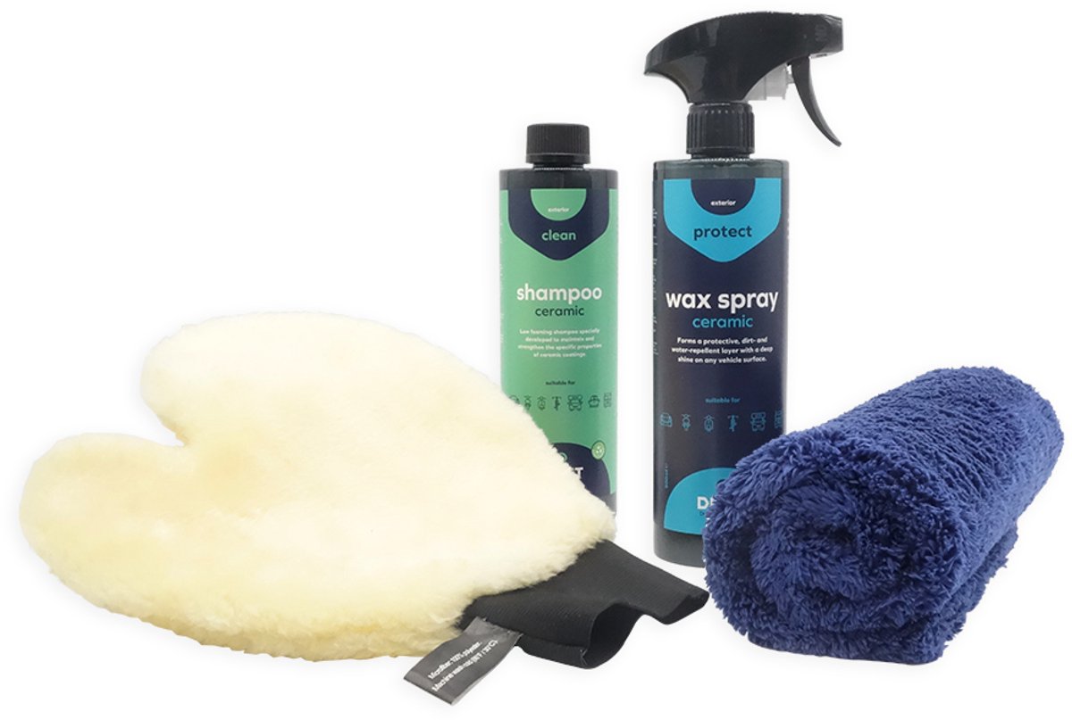 Ceramic Package - Keramisch Autowaspakket - Ceramic Car Care Kit - Complete Autowas & Keramische Bescherming Set (4-delig)
