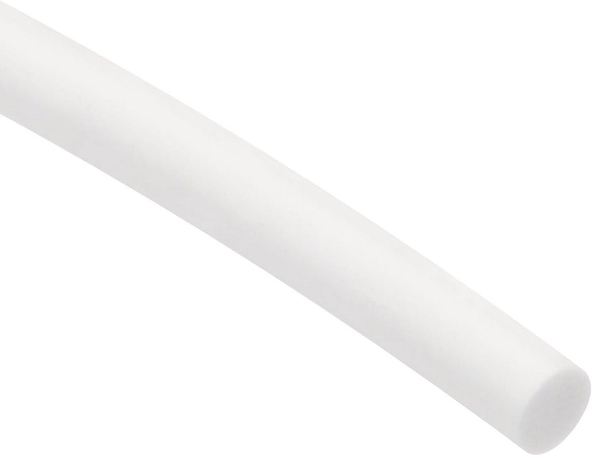 Zelfklevende Siliconen Afdichtingsstrip Schuimrubber - Wit - 3mm Dikte & 4,5m Lengte