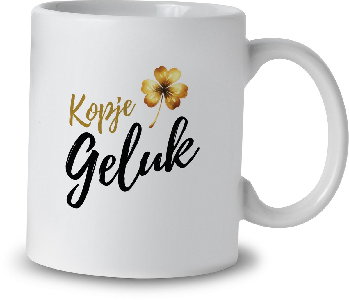 Mok – Kopje Geluk – Keramiek – 325 ml – Cadeau