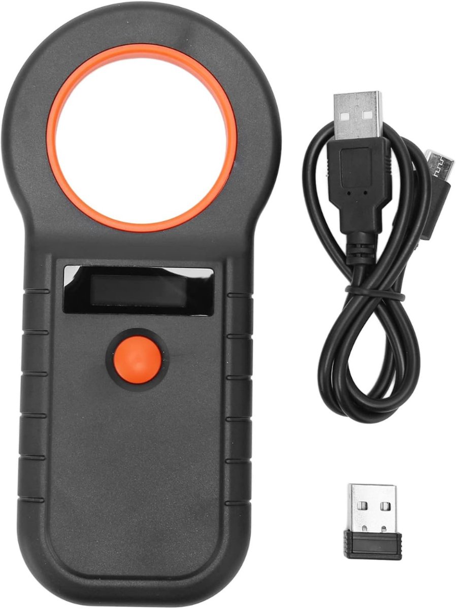 Florixa®Chipreader Chiplezer Huisdier 128 Records Zwart - afbeelding 2