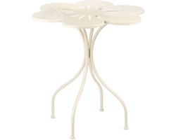 Mica Decorations Fleuri Bistrotafel - H73 x Ø70 cm - IJzer - Beige