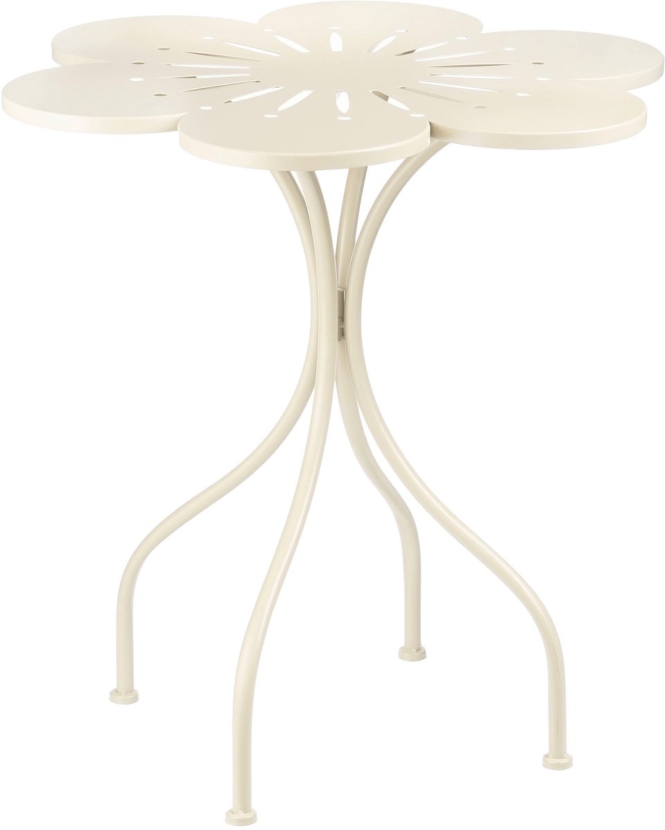 Mica Decorations Fleuri Bistrotafel - H73 x Ø70 cm - Beige