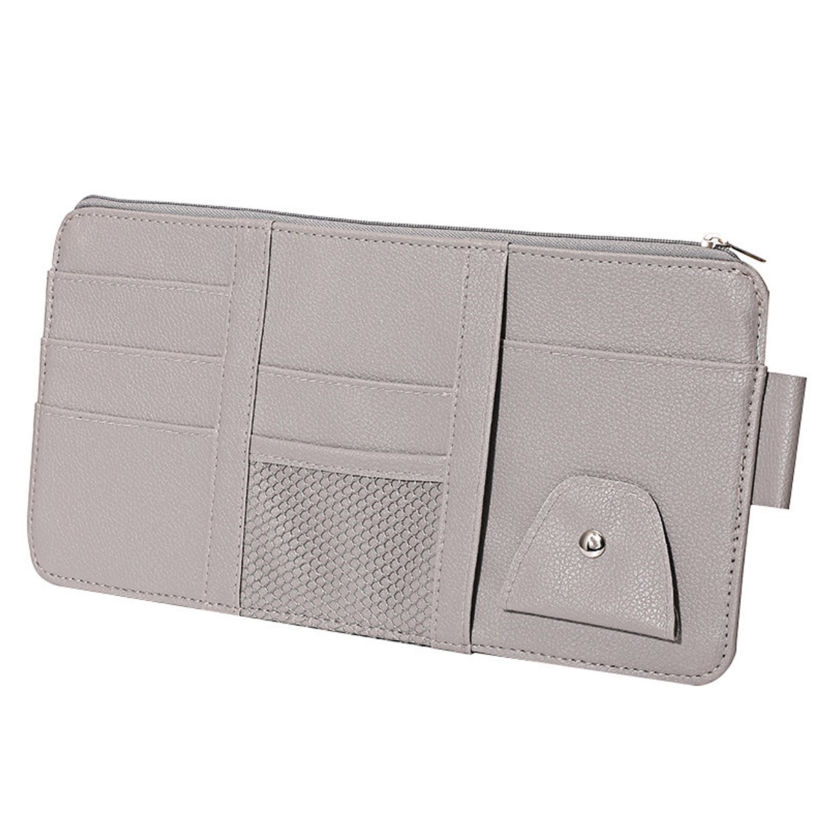 Auto zonneklep organizer, interieur 31 x 15,5 cm, zonnebril organizer, kaarthouder, opbergtas