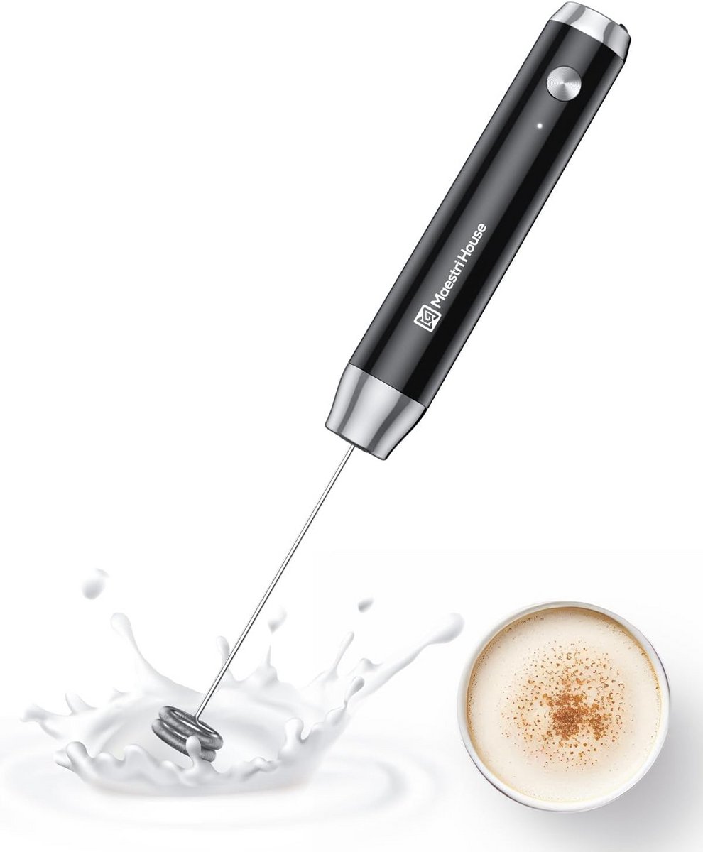 Melkschuimer Elektrisch - Melkopschuimer Handmatig - Barista - Koffie