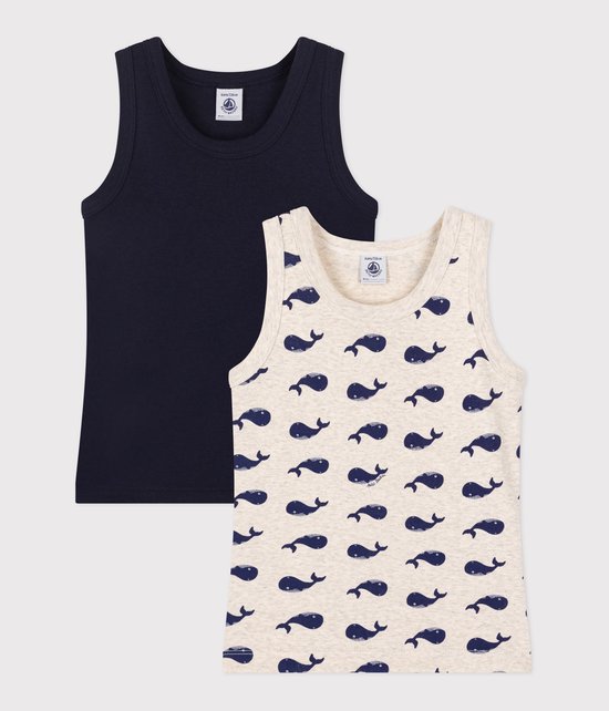 2er-Set Boxershorts für kleine Jungen variante 1 | Petit Bateau
