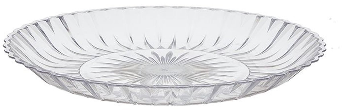 Cinar - Fruitschaal Ø 35 cm - Snackplaat - Serveerschaal - Serveerbord - Gourmetschaal