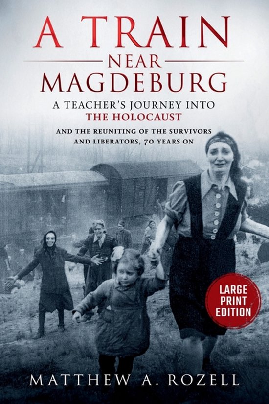 A Train near Magdeburg-LARGE PRINT EDITION - cover
