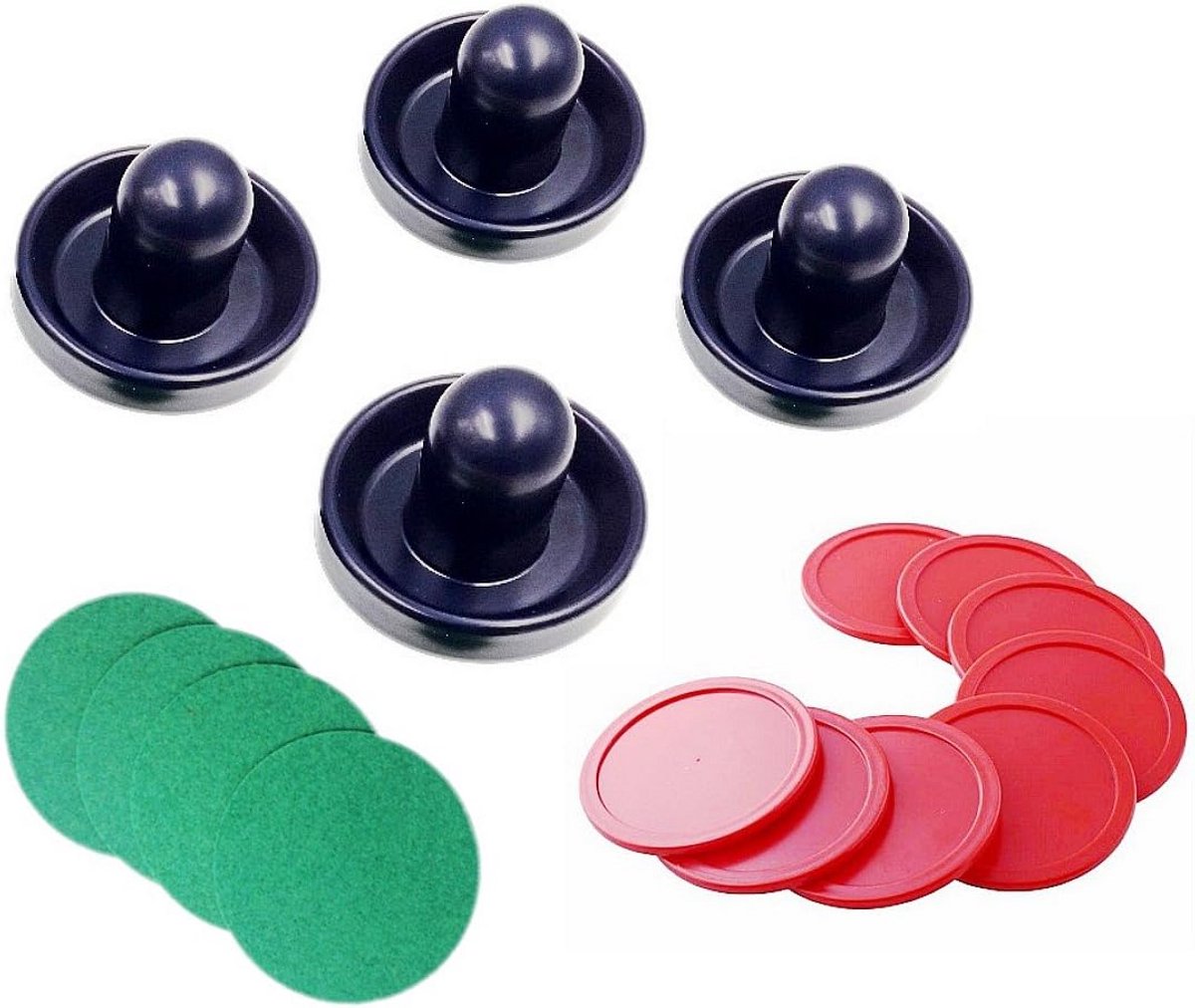 Air Hockey Tafel Accessoireset Inclusief Pukken en Viltjes