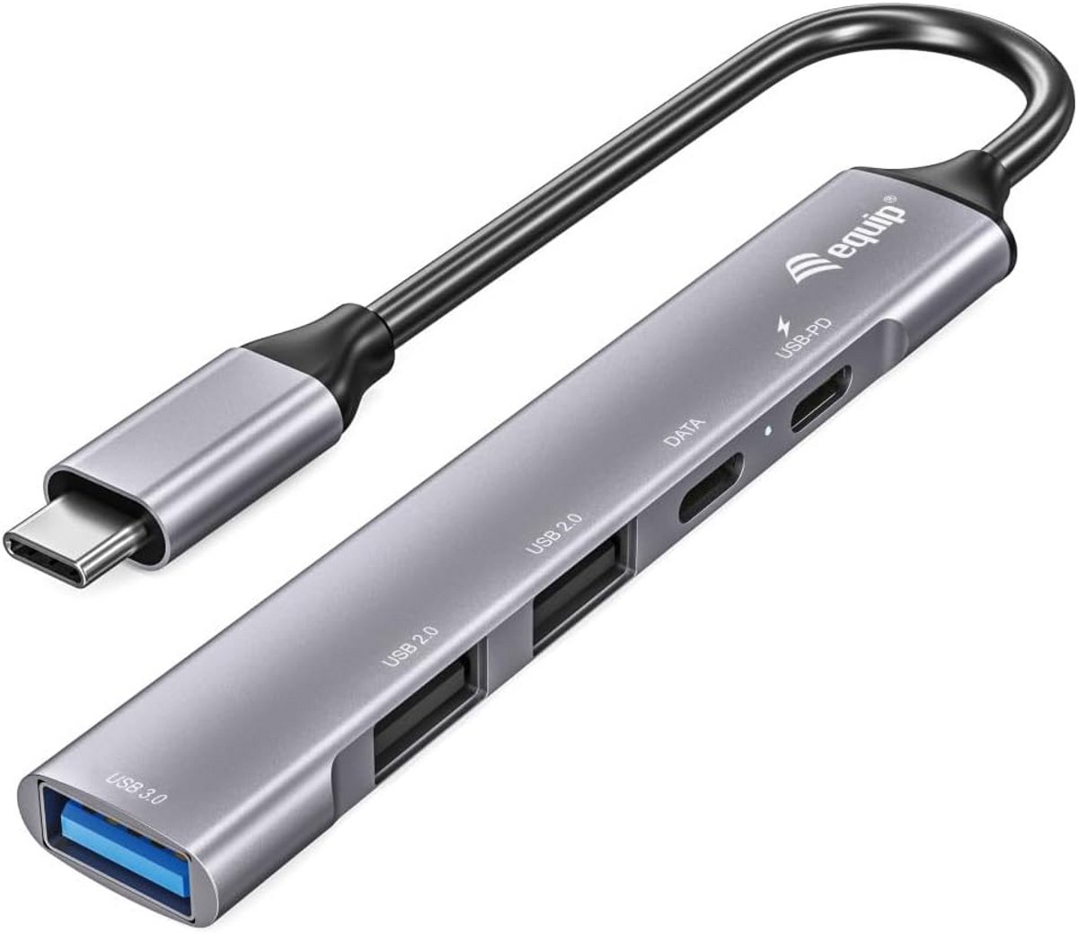 5-Poorts USB Hub met USB-C 100W Power Delivery