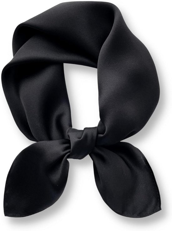Luxe Zijden Sjaal 100% Pure Moerbeizijde Vierkant 68x68cm - Zachte Halsdoek voor Dames