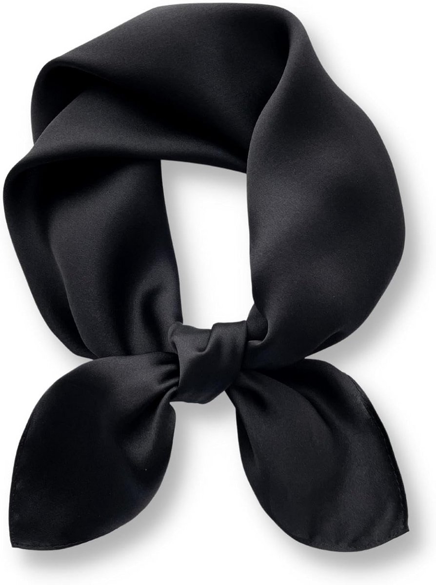 Luxe Zijden Sjaal 100% Pure Moerbeizijde Vierkant 68x68cm - Zachte Halsdoek voor Dames