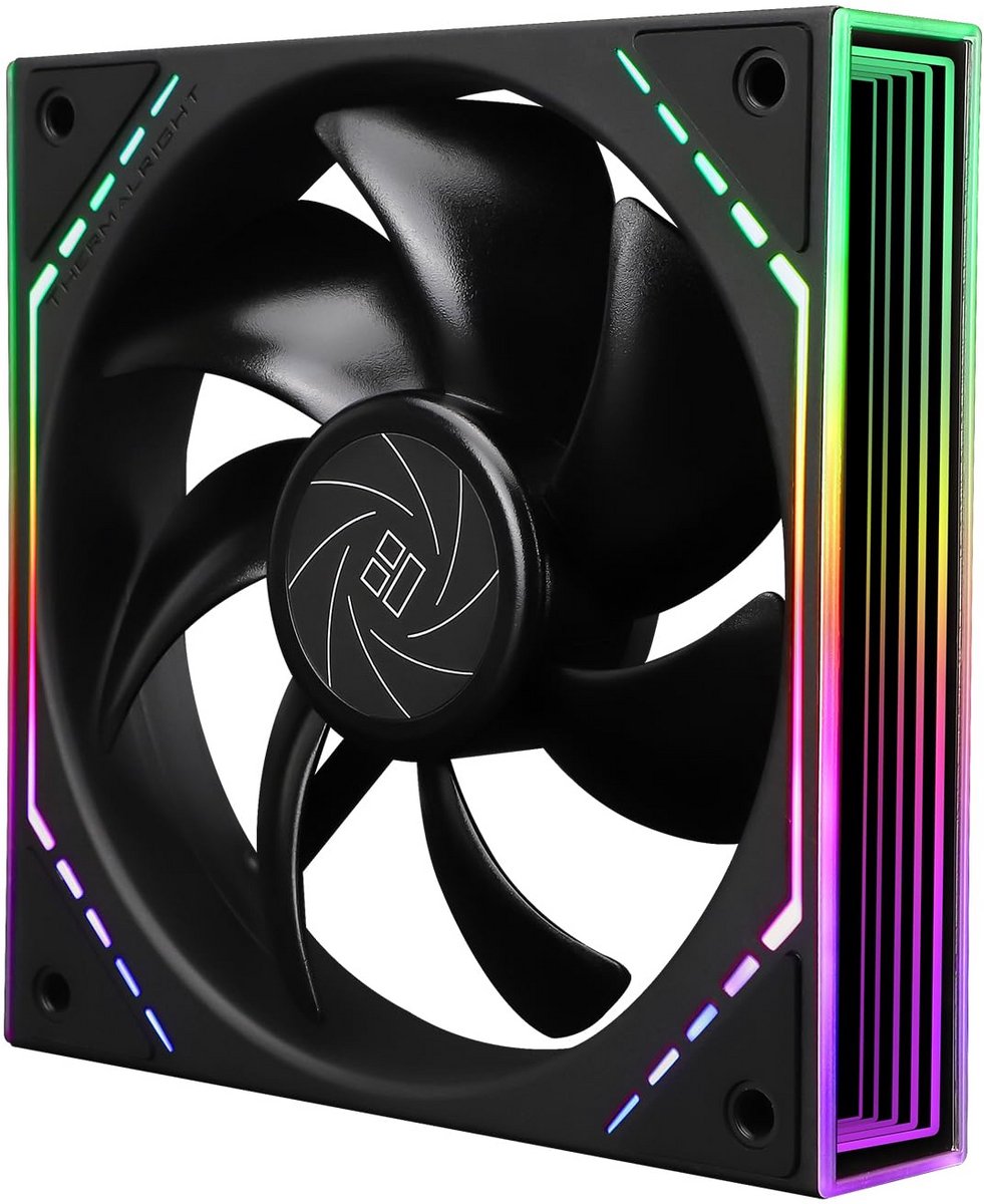 120mm ARGB CPU Cooler Ventilator met Stille PWM en Spiegellichteffect