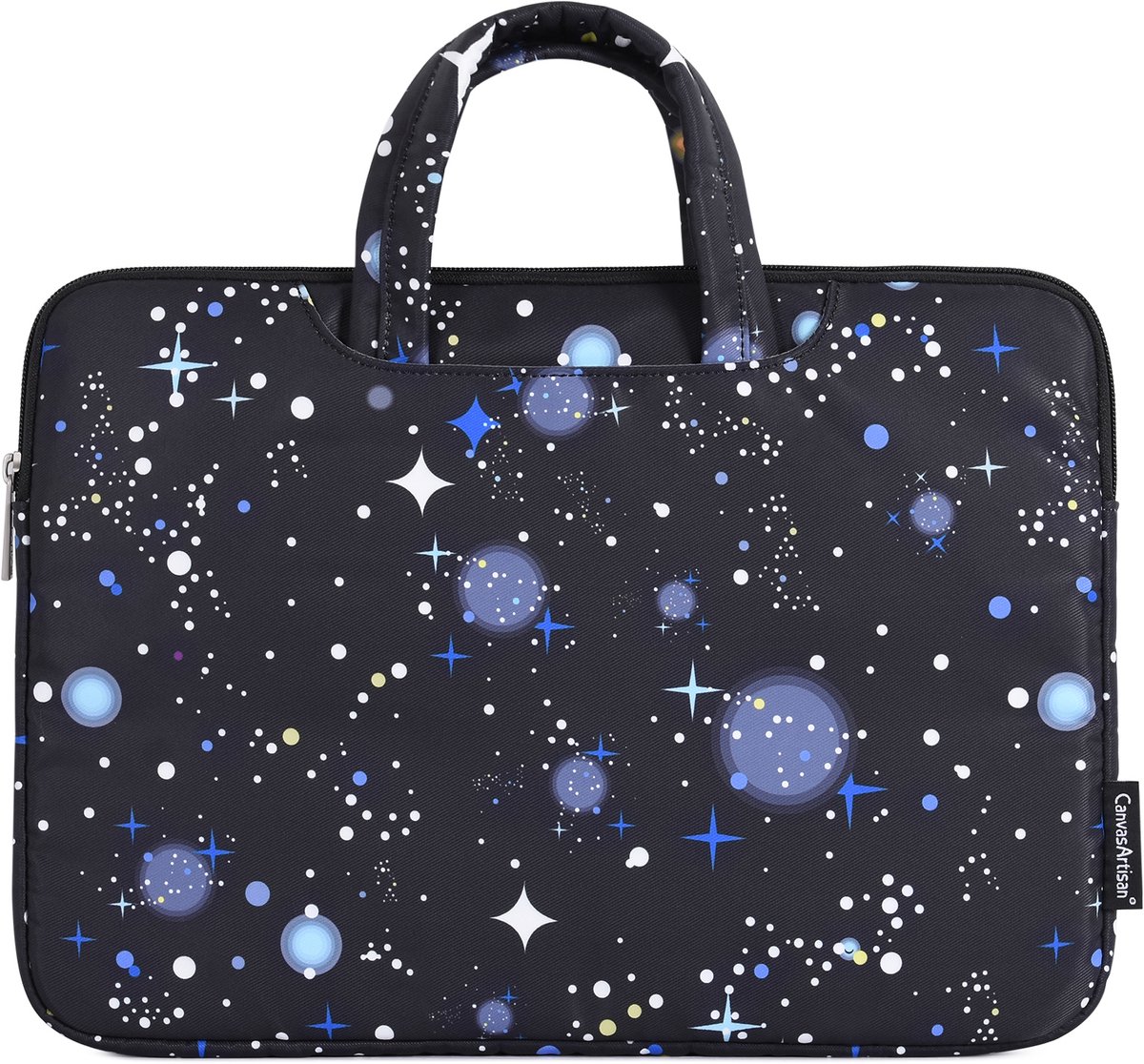 Laptophoes 13.3 Inch HV – Laptop Sleeve met Handvat – Universe Blauw