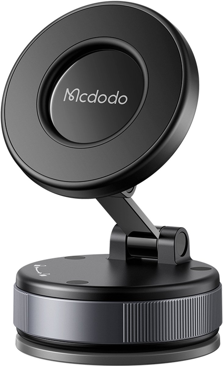 Mcdodo - Telefoonhouder Auto voor Dashboard en Raam - Geschikt voor MagSafe - Magnetisch en Stabiel - Zwart