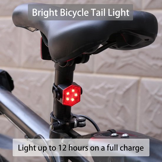 4 Stuks LED Safety Light Clip On - for Runners, Bike, Dogs - High Visibility Strobe Light - Night Walking Jogging Cycling — afbeelding 4