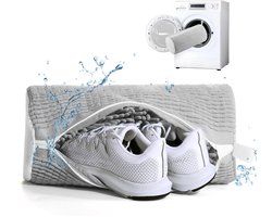 Schoenwaszak voor Wasmachine - 1 Stuks Waszak voor Wasdroger & Wasmachine - Herbruikbare Reinigingshoes voor Sneakers - 360° Diepe Reiniging Geschikt voor Alle Schoenen - Met Zelfsluitende Rits