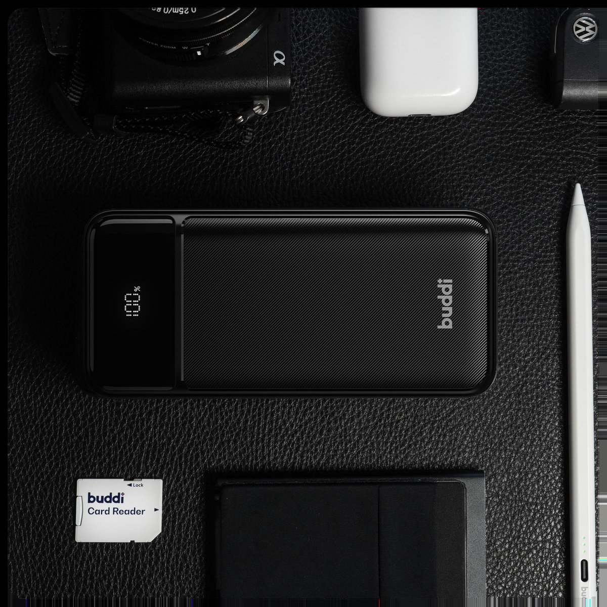 Buddi Boost Powerbank 20.000 mAh Zwart Snelladen - afbeelding 2