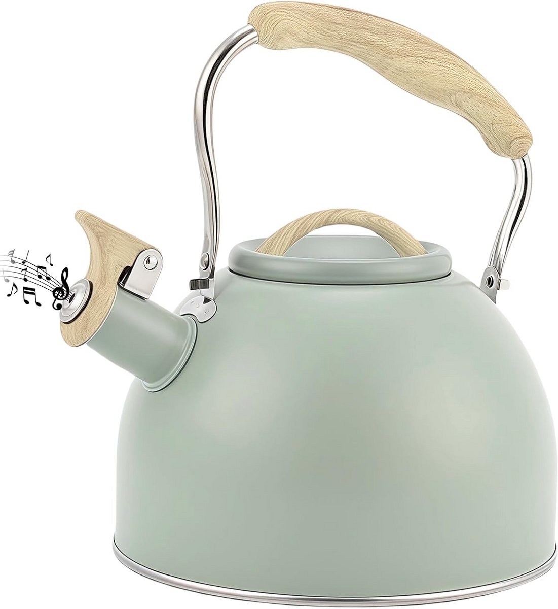 Fluitketels Voor op Gas - Waterkoker - Heetwaterdispenser - Camping - RVS