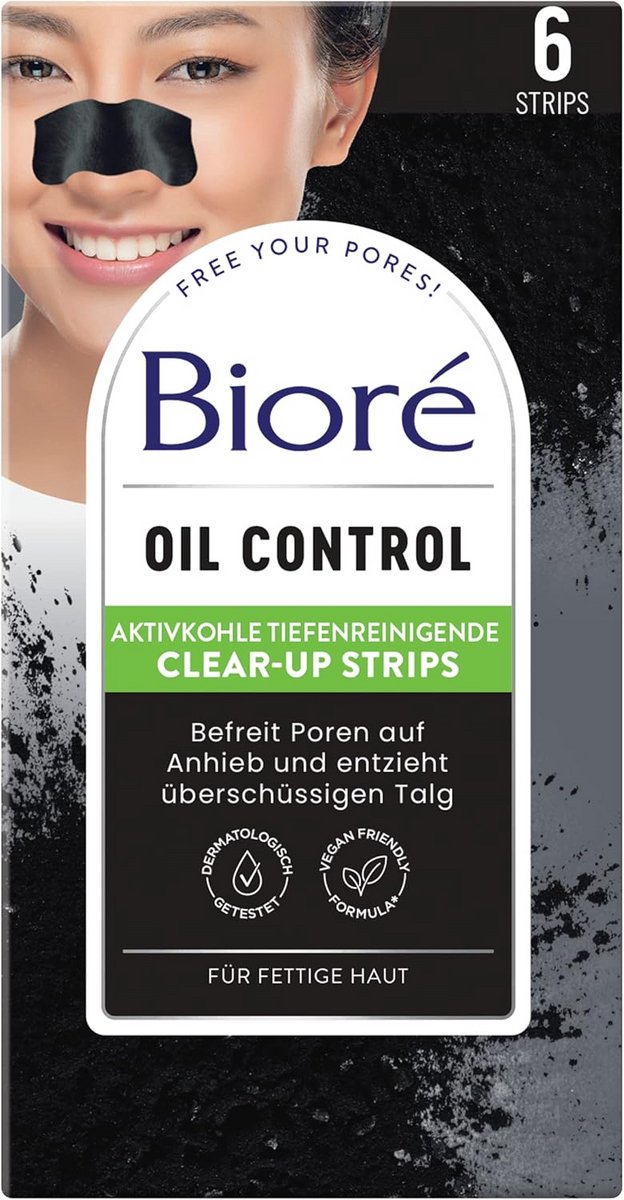 Diep Reinigende Neusstrips met Actieve Kool voor Mee-eters en Talg